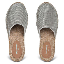 Load image into Gallery viewer, A pair of Jhil Mil Espadrilles for Girls, juttis for women against a white background