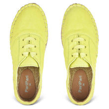 Load image into Gallery viewer, A pair of The Havana Lace-ups - Ladies Fancy Lime Shoes for Women, juttis for women against a white background