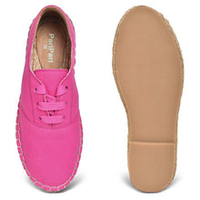 Load image into Gallery viewer, A pair of The Havana Lace-ups - Ladies Fancy pink Shoes for Women, juttis for women against a white background