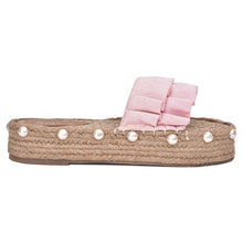 Load image into Gallery viewer, A single picture of Majorica Sandals Blush Pink Ladies Flat Ladies Footwear
