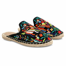 Load image into Gallery viewer, A luxurious image of a Diego Espadrilles Charcoal Fashionable Flat, shoes for Women