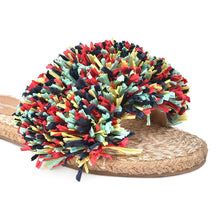 Load image into Gallery viewer, Zoomed image of Women Open Toe Rhim Jhim Sandals Multi- Color, sandals for women