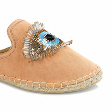 Load image into Gallery viewer, A single picture of Flirty Glare Espadrilles Sand Flat, Ladies shoes
