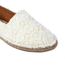 Load image into Gallery viewer, A photo of single white shoes on a white background