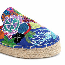 Load image into Gallery viewer, A single picture of Fiji Espadrilles Haut Fabric Lined Platform, Ladies shoes