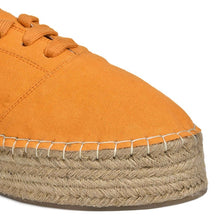 Load image into Gallery viewer, A single picture of The Walking Havana Lace-ups - Tangy Orange, Ladies shoes
