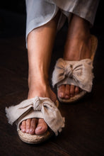 Load image into Gallery viewer, An image of woman wearing a pair of Nina Espadrilles Stylish Casual Flats, footwear for women