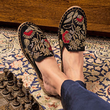 Load image into Gallery viewer, Rani Espadrilles Black Flats
