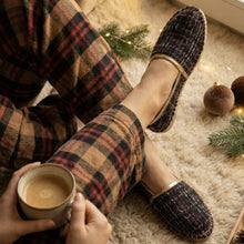Load image into Gallery viewer, Alina Tweed Espadrilles - Black
