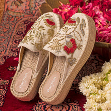 Load image into Gallery viewer, Rani Espadrilles Off-white Platforms
