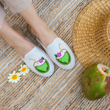 Load image into Gallery viewer, PinaColada beaded espadrilles Flats
