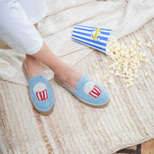 Load image into Gallery viewer, Popcorn beaded espadrilles Platforms
