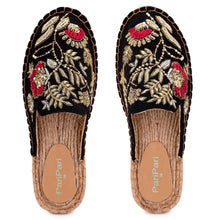 Load image into Gallery viewer, Rani Espadrilles Black Flats
