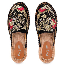 Load image into Gallery viewer, Rani Espadrilles Black Platforms

