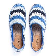 Load image into Gallery viewer, Marrakech Crochet  Espadrilles - Blue
