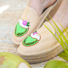 Load image into Gallery viewer, PinaColada beaded espadrilles Platforms
