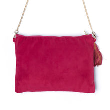Load image into Gallery viewer, Back side Diva Rani Pink Bag exclusive handbags for women kept on a white background.
