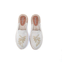 Load image into Gallery viewer, Jumeirah Linen espadrilles Platforms
