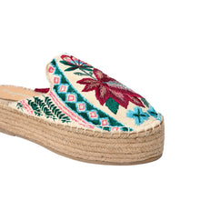 Load image into Gallery viewer, Kamal Off white Espadrilles Platforms
