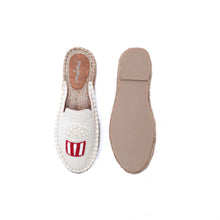 Load image into Gallery viewer, Popcorn beaded espadrilles Platforms
