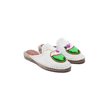 Load image into Gallery viewer, PinaColada beaded espadrilles Flats
