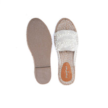 Load image into Gallery viewer, Capri Sandals Linen Platforms
