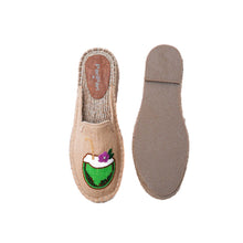 Load image into Gallery viewer, PinaColada beaded espadrilles Platforms
