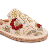 Load image into Gallery viewer, Rani Espadrilles Off-White Flats
