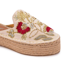 Load image into Gallery viewer, Rani Espadrilles Off-white Platforms
