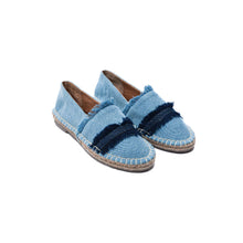 Load image into Gallery viewer, Saira denim closed back espadrilles
