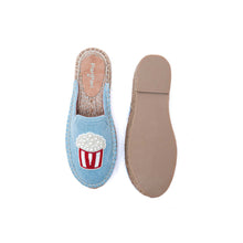 Load image into Gallery viewer, Popcorn beaded espadrilles Platforms
