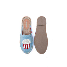 Load image into Gallery viewer, Popcorn beaded espadrilles Flats
