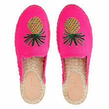 Load image into Gallery viewer, A pair of Ananas Espadrilles Haut Women Fancy Platform, juttis for women against a white background
