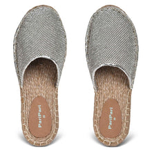 Load image into Gallery viewer, A pair of Jhil Mil Espadrilles for Girls,  juttis for women against a white background
