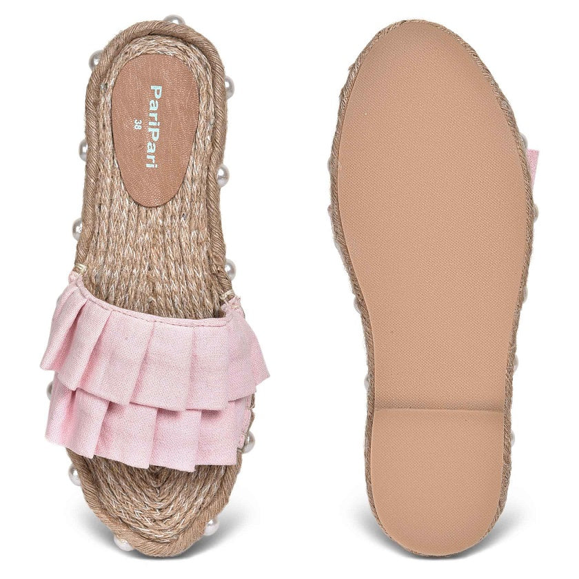 Majorica Sandals Blush good Pink Ladies