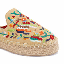Load image into Gallery viewer, A single picture of Environment-Friendly Diego Espadrilles Sand Haut Platform, Ladies shoes
