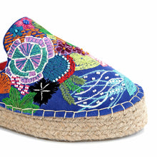 Load image into Gallery viewer, A single picture of Fiji Espadrilles Haut Fabric Lined Platform, Ladies shoes
