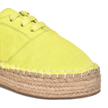Load image into Gallery viewer, A single picture of The Havana Lace-ups - Ladies Fancy Lime Shoes, Ladies Footwear
